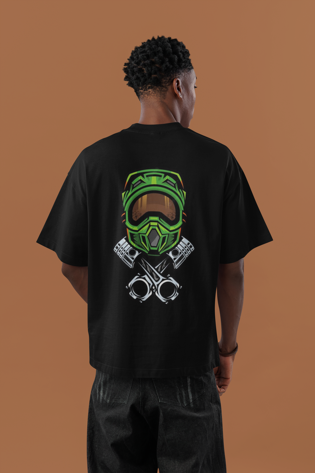 Biker Oversized T-Shirt – Ride Hard Streetwear Graphic Tee