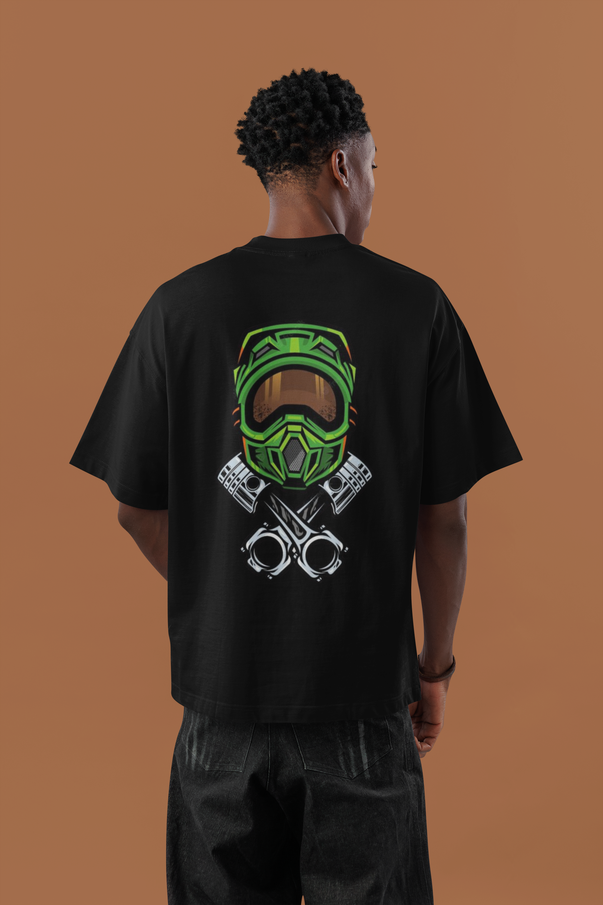 Biker Oversized T-Shirt – Ride Hard Streetwear Graphic Tee