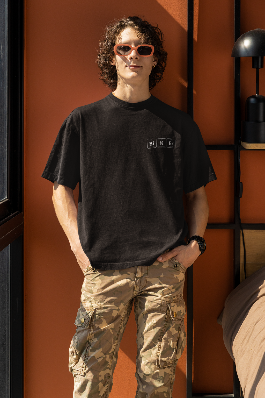 Biker Oversized T-Shirt – Ride Hard Streetwear Graphic Tee