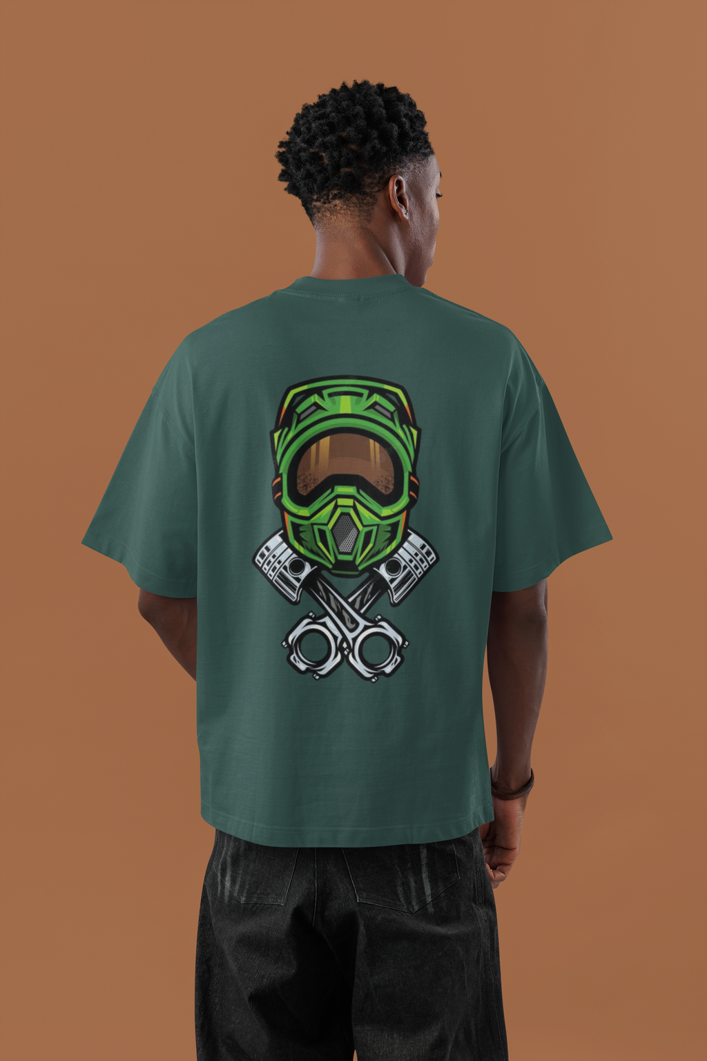 Biker Oversized T-Shirt – Ride Hard Streetwear Graphic Tee