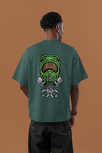 Biker Oversized T-Shirt – Ride Hard Streetwear Graphic Tee