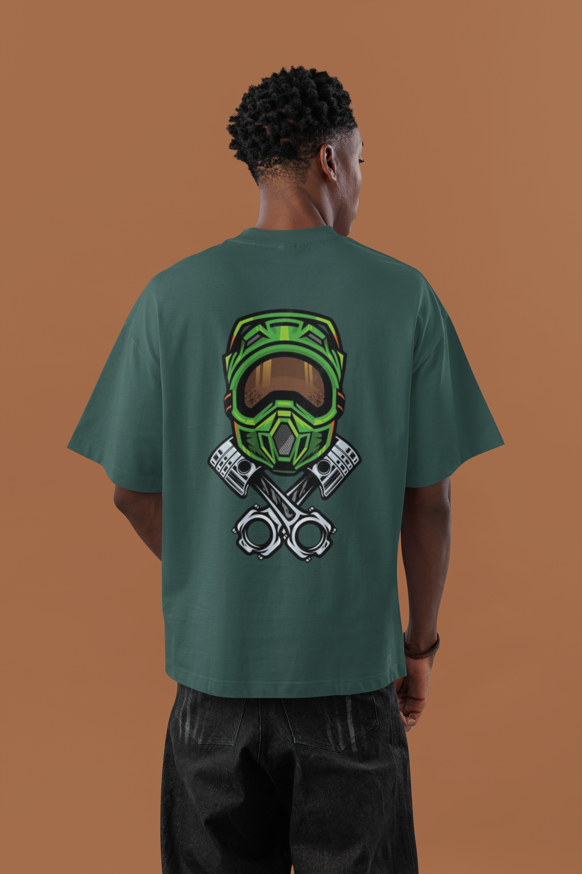 Biker Oversized T-Shirt – Ride Hard Streetwear Graphic Tee