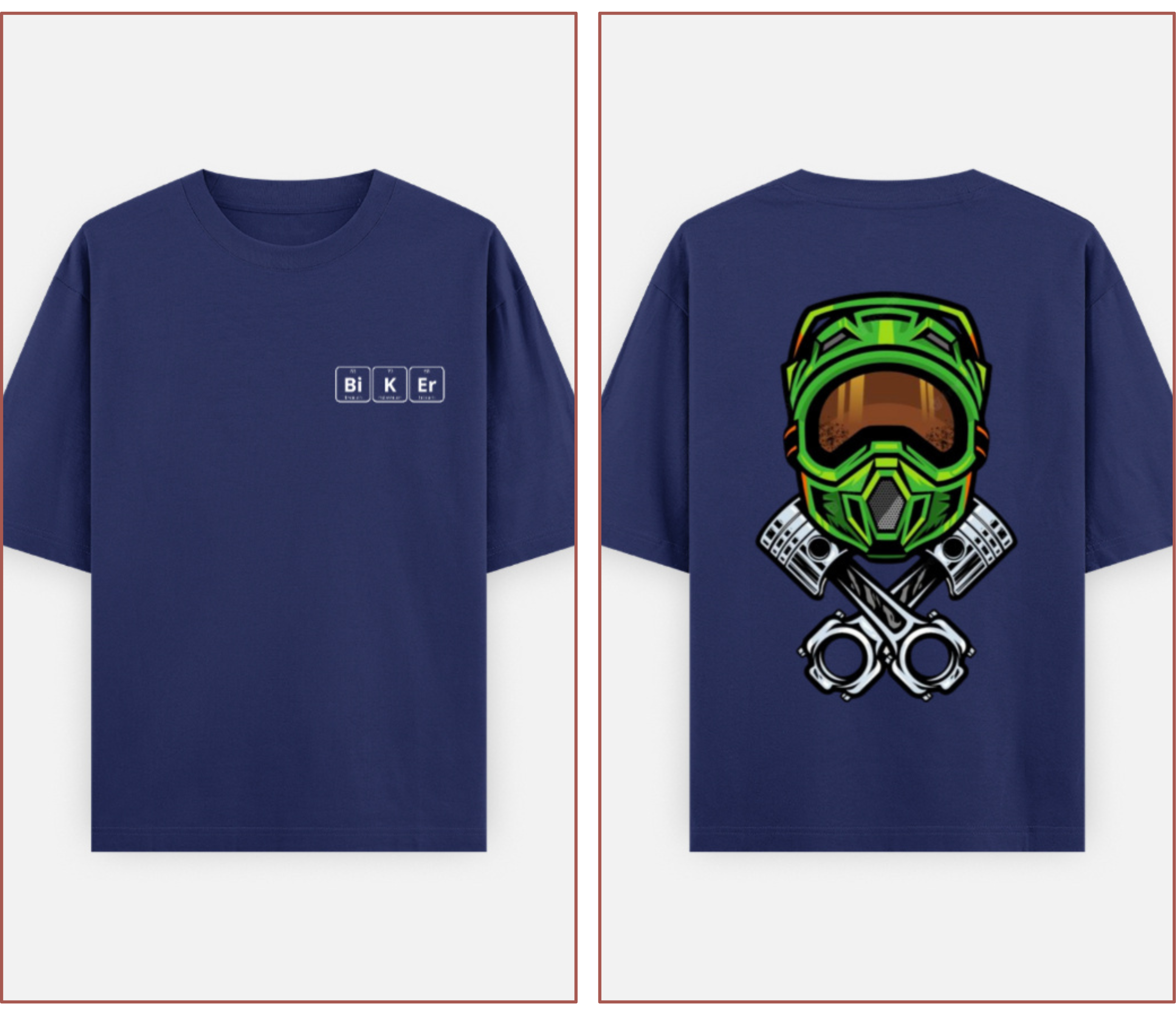 Biker Oversized T-Shirt – Ride Hard Streetwear Graphic Tee