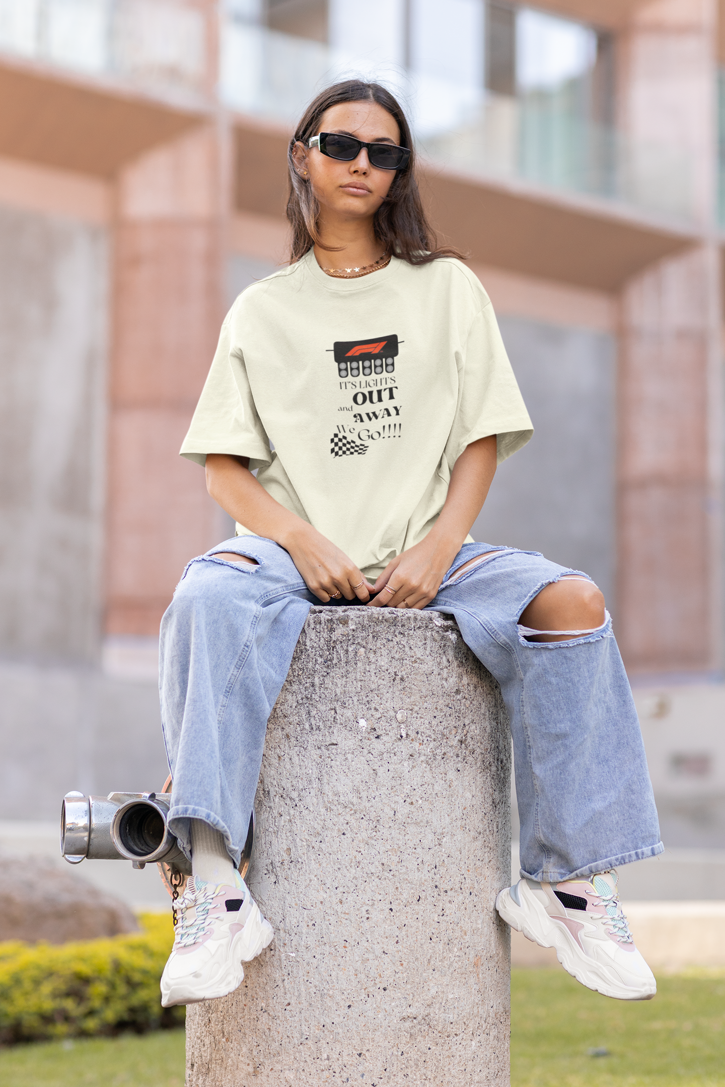 F1 Lights Out Oversized Tshirt